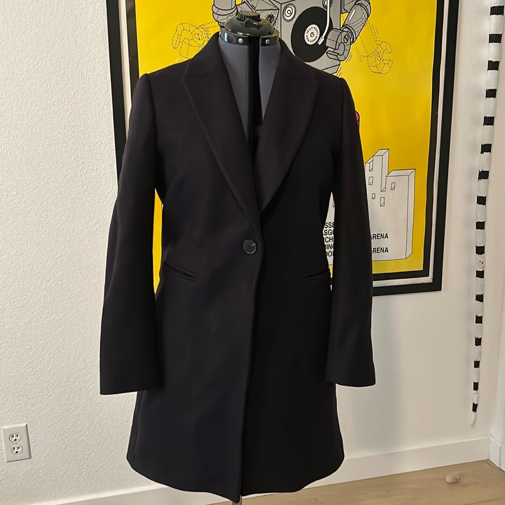Zara women L wool coat